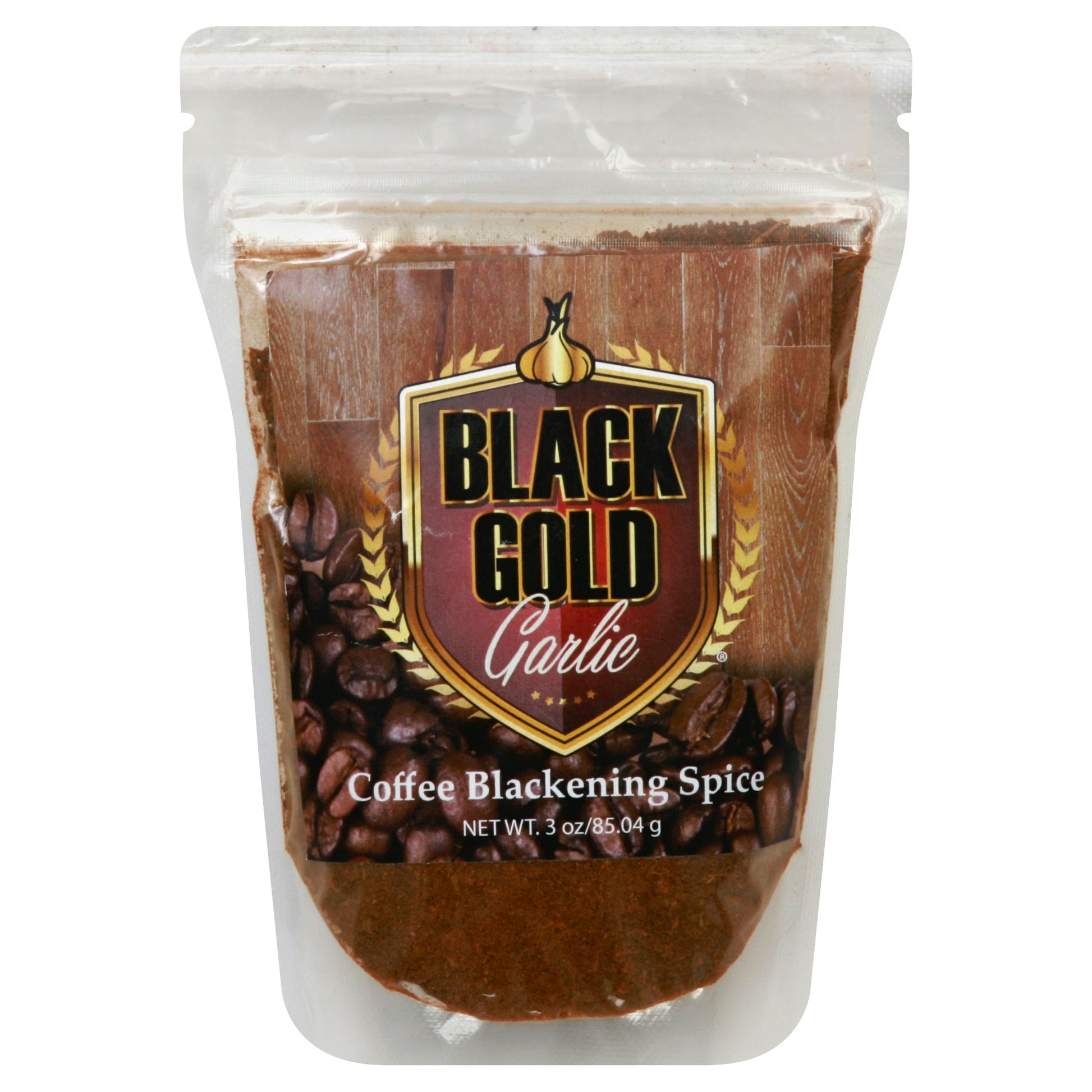 Black Gold Garlic Spice Coffee Blackening 3 Oz Pack of 6