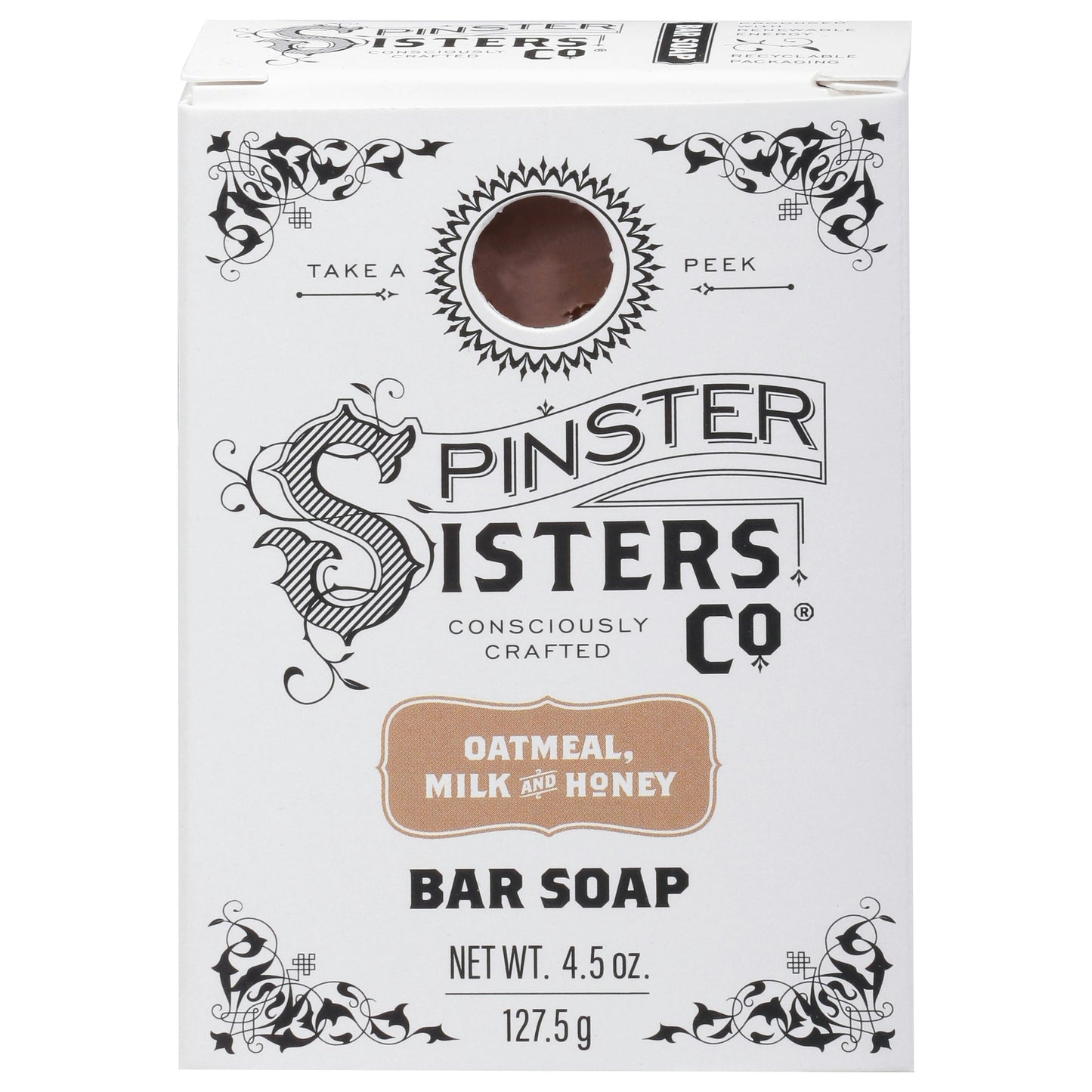 Spinster Sisters Co Bar Soap Oatml Mlk Honey - 4.5 OZ (Pack of 3)