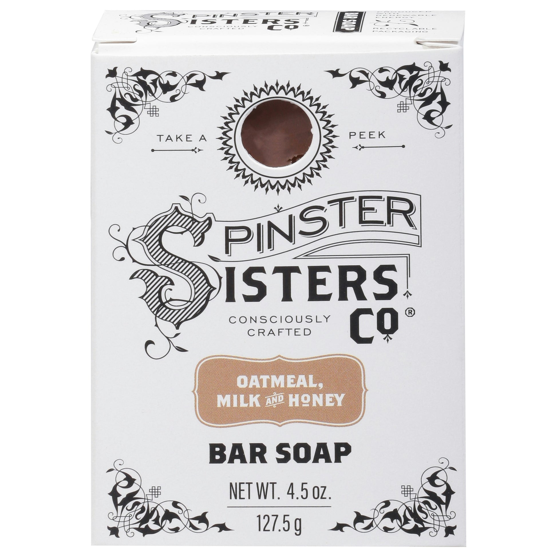 Spinster Sisters Co Bar Soap Oatml Mlk Honey - 4.5 OZ (Pack of 3)