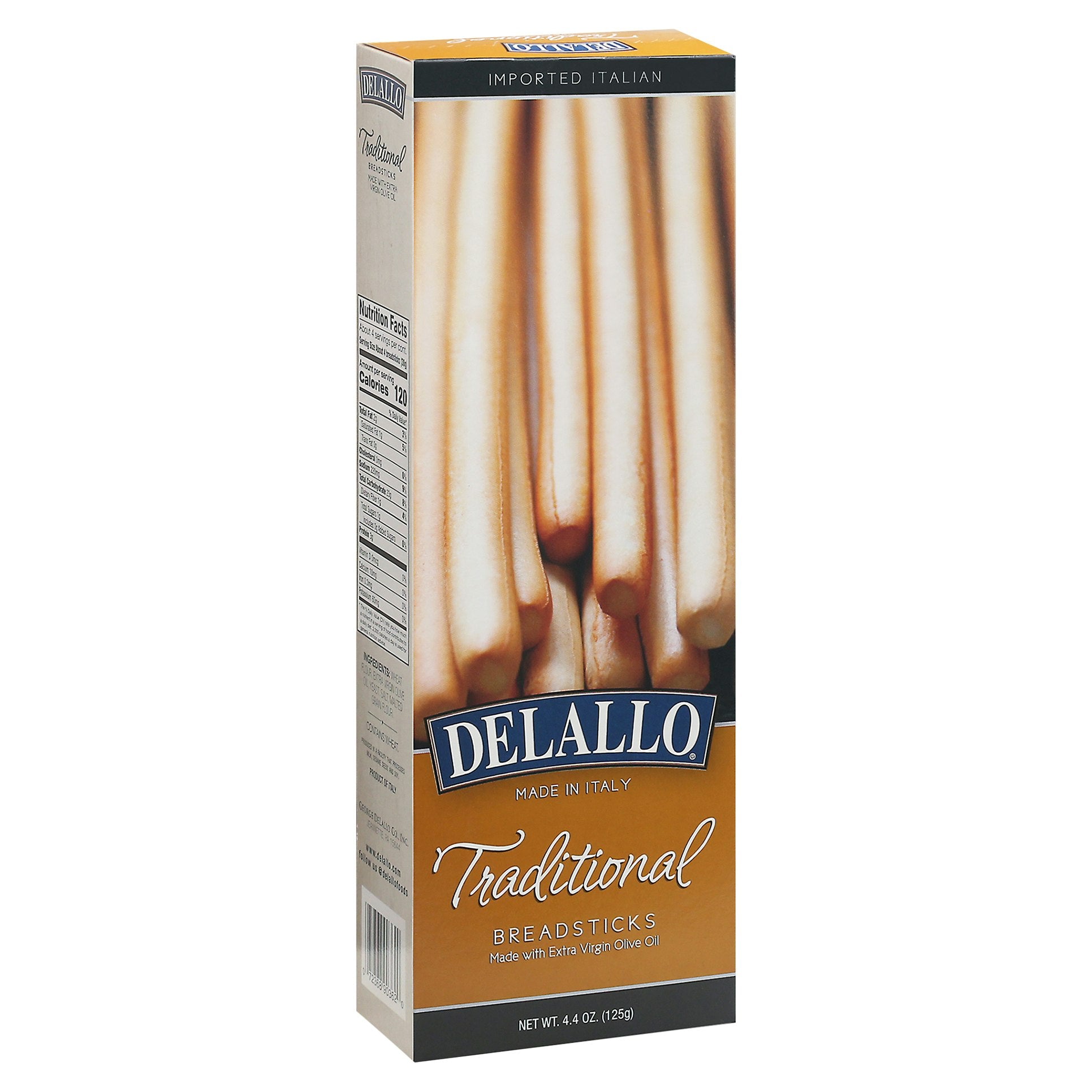 Delallo Breadstick Traditional 4.4 Oz Pack of 12