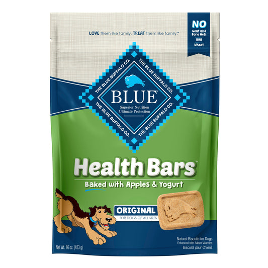 Blue Buffalo Bar Dog Health Apple Yogurt 16 Oz Pack of 4