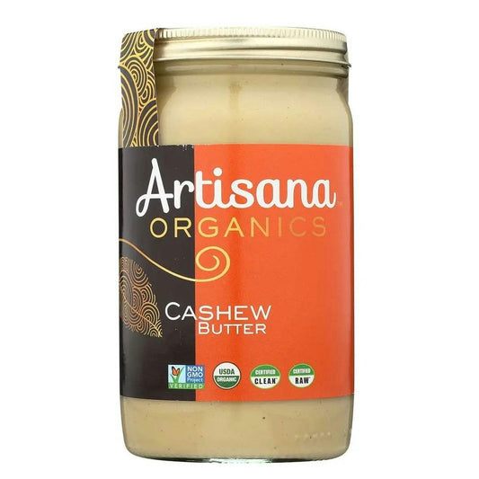 Artisana Organic Raw Cashew Butter - 14 Ounce (Pack of 6)