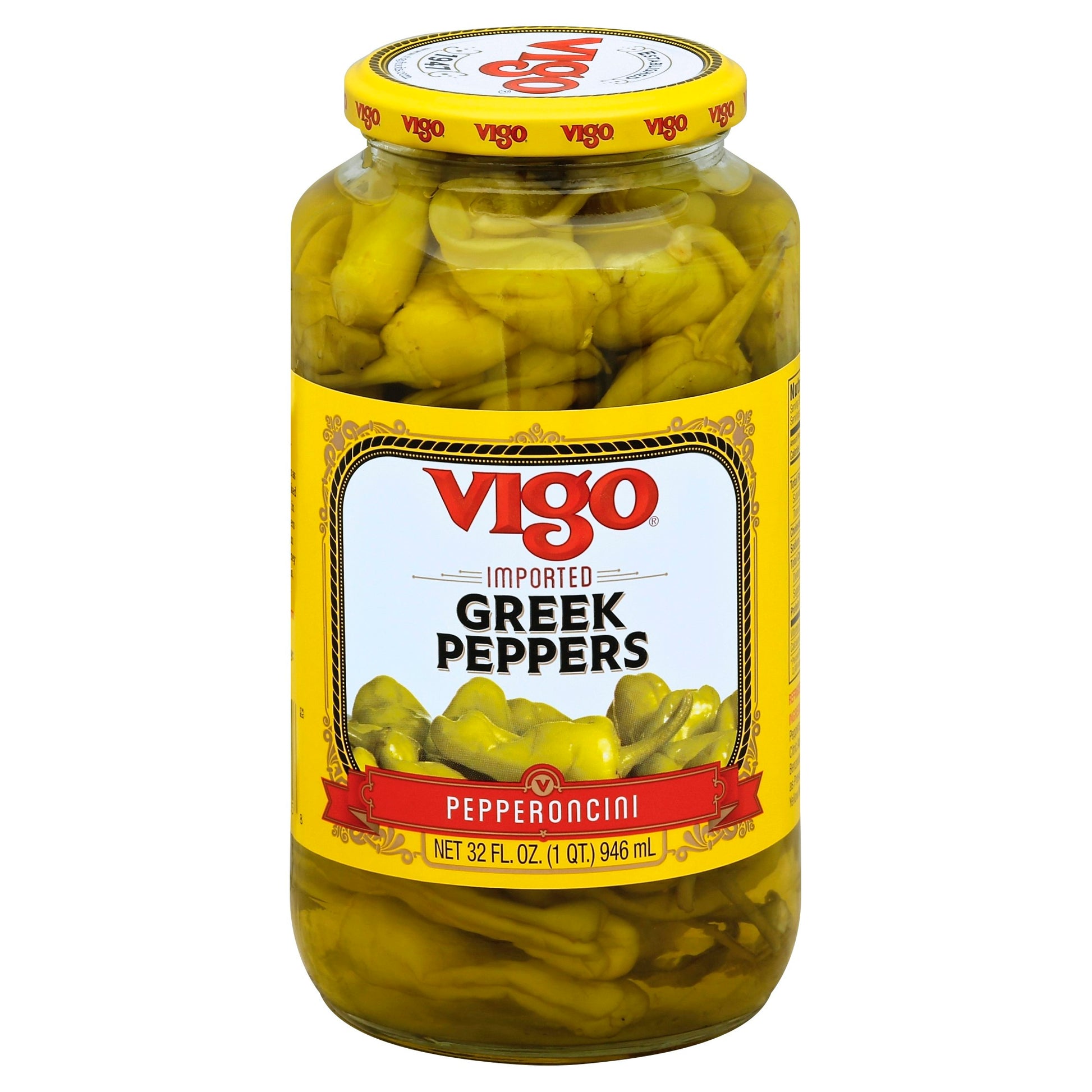 Vigo Pepper Greek 32 oz (Pack of 6)