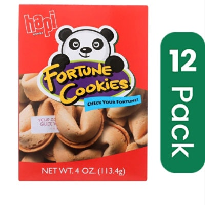 Hapi Cookies Fortune Box - 4 oz (Pack of 12)