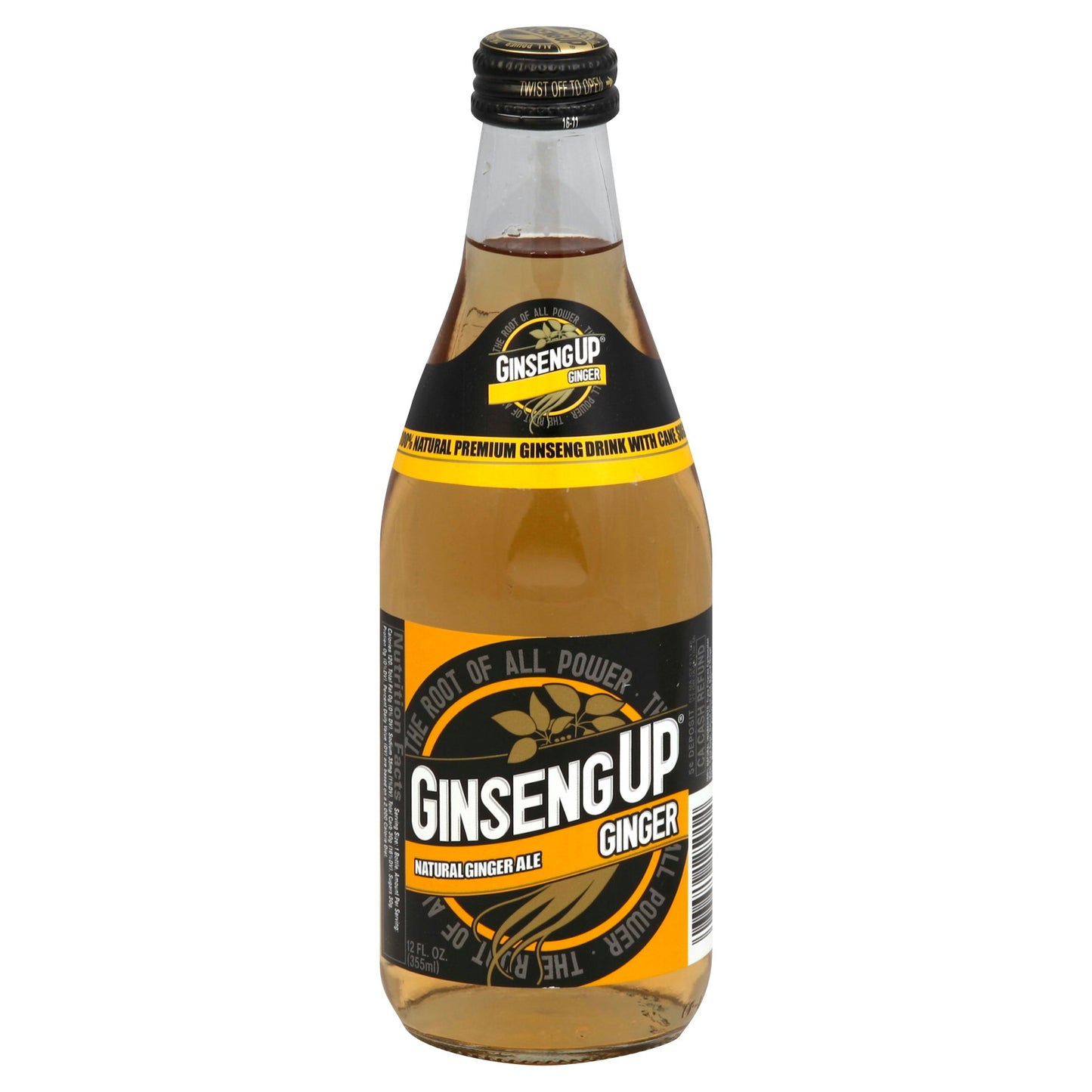 Ginseng Up Bottle Ginger 12 Fo