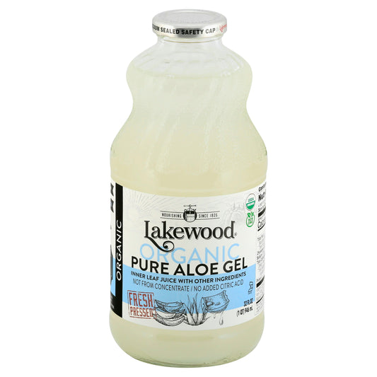 Lakewood Juice Aloe Vera Gel 32 FO (Pack of 6)