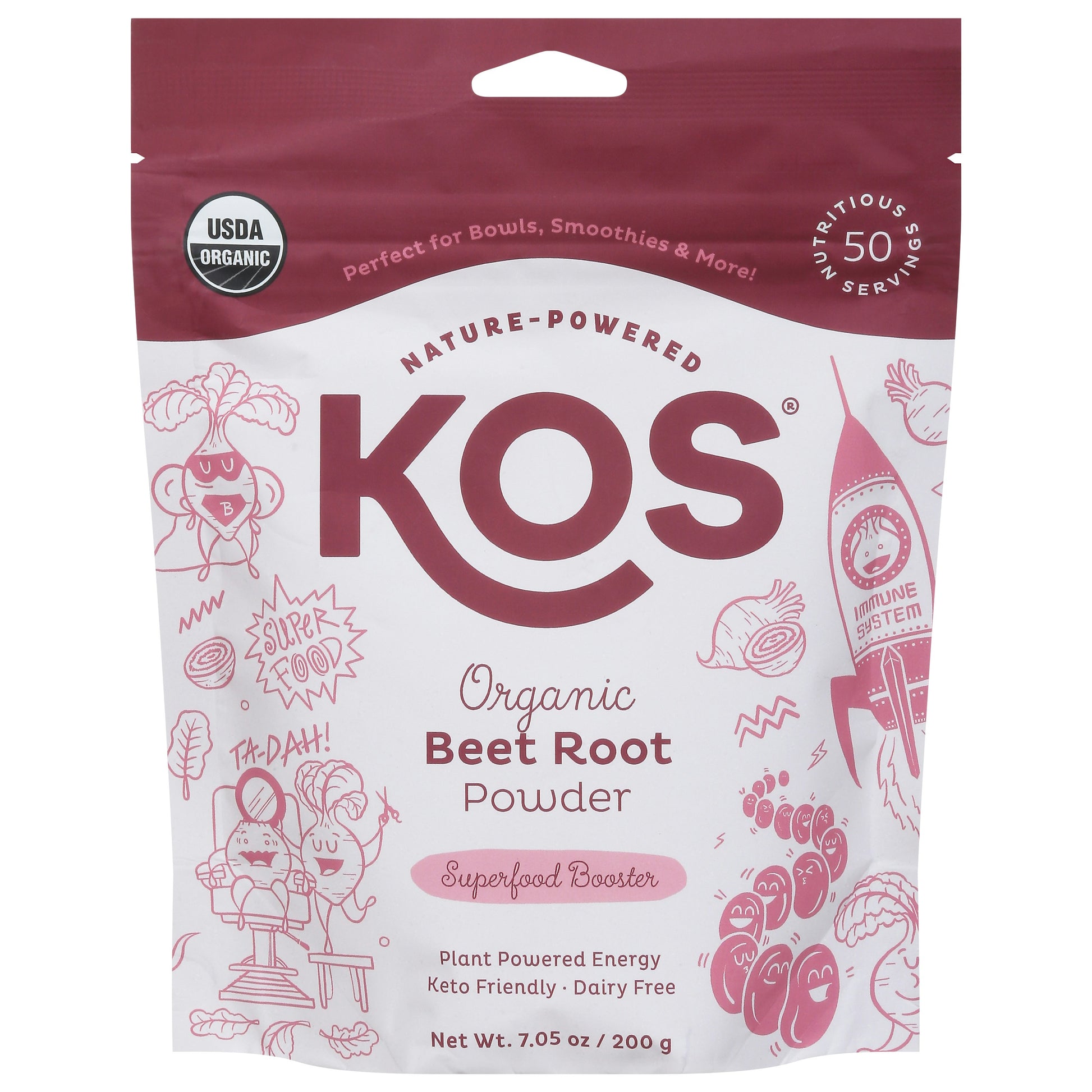 Kos Superfood Beet 4G Powder 7.1 Oz