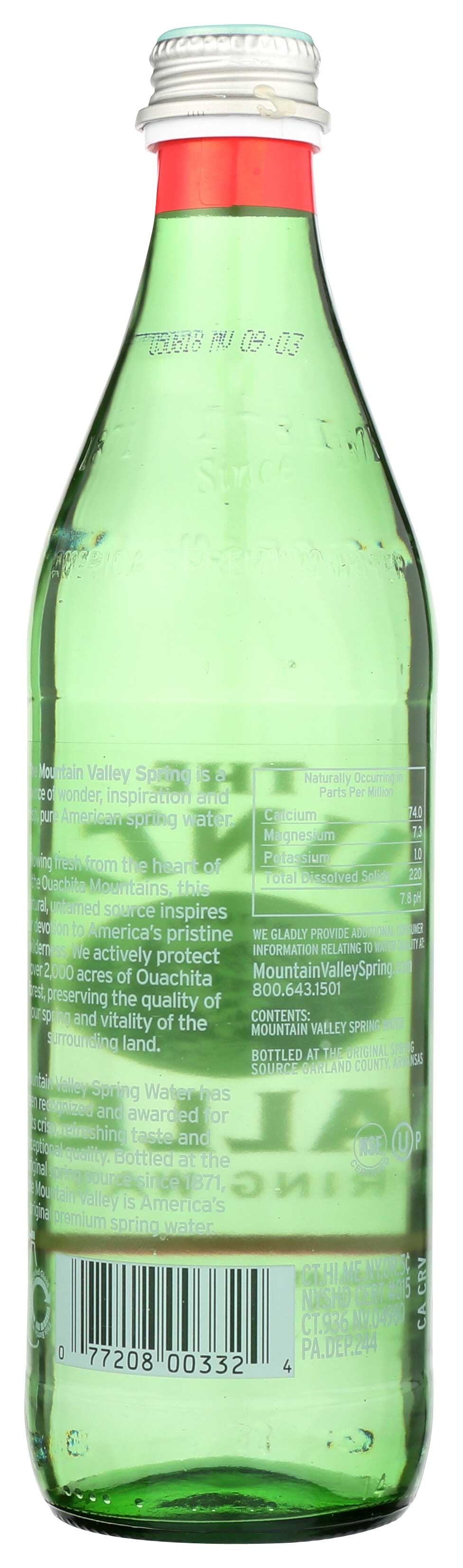 Mountain Valley Spring Water - 16.9 Fluid Ounce (Pack of 12)