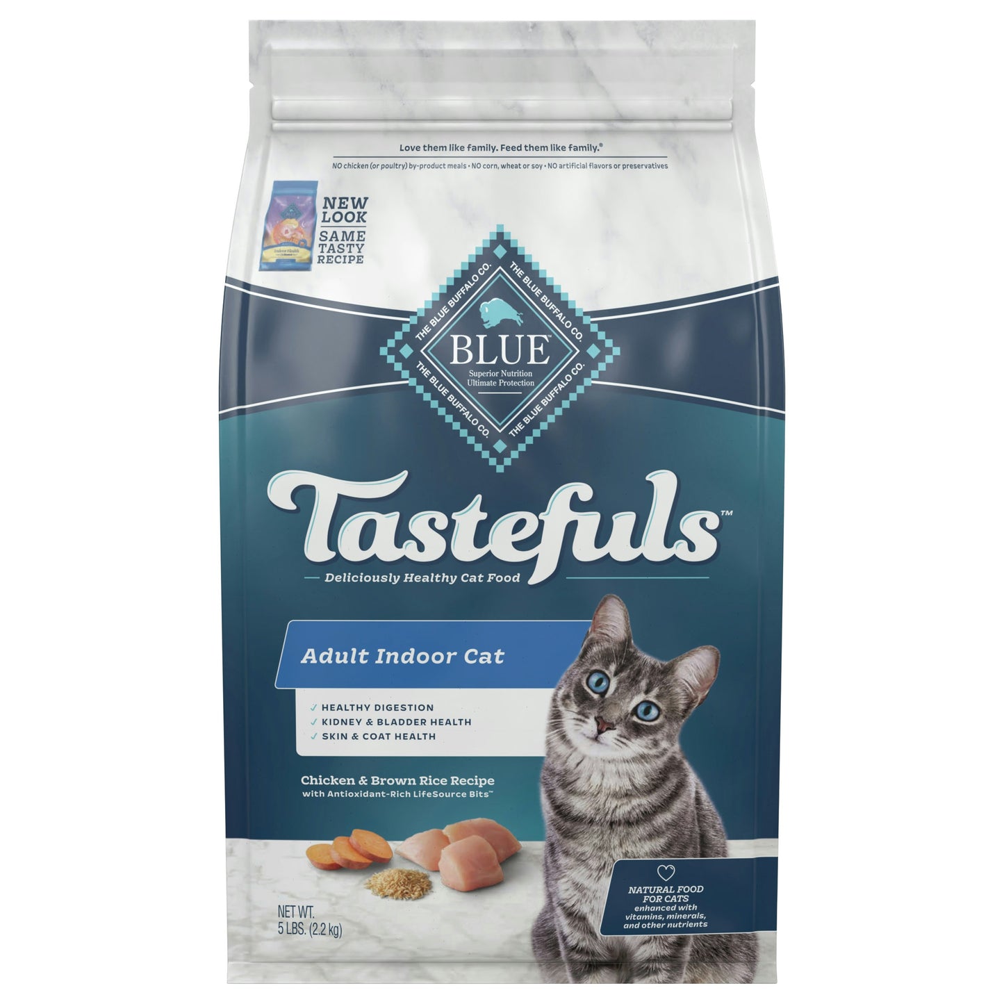 Blue Buffalo Cat Food Indoor Formula 5 Lb Pack of 5