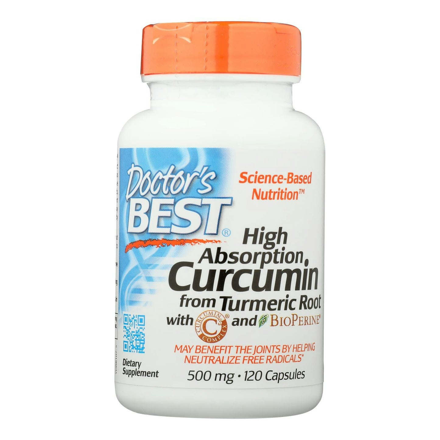 Doctor's Best - Curcumin High Absorb 500mg - 120 Capsules