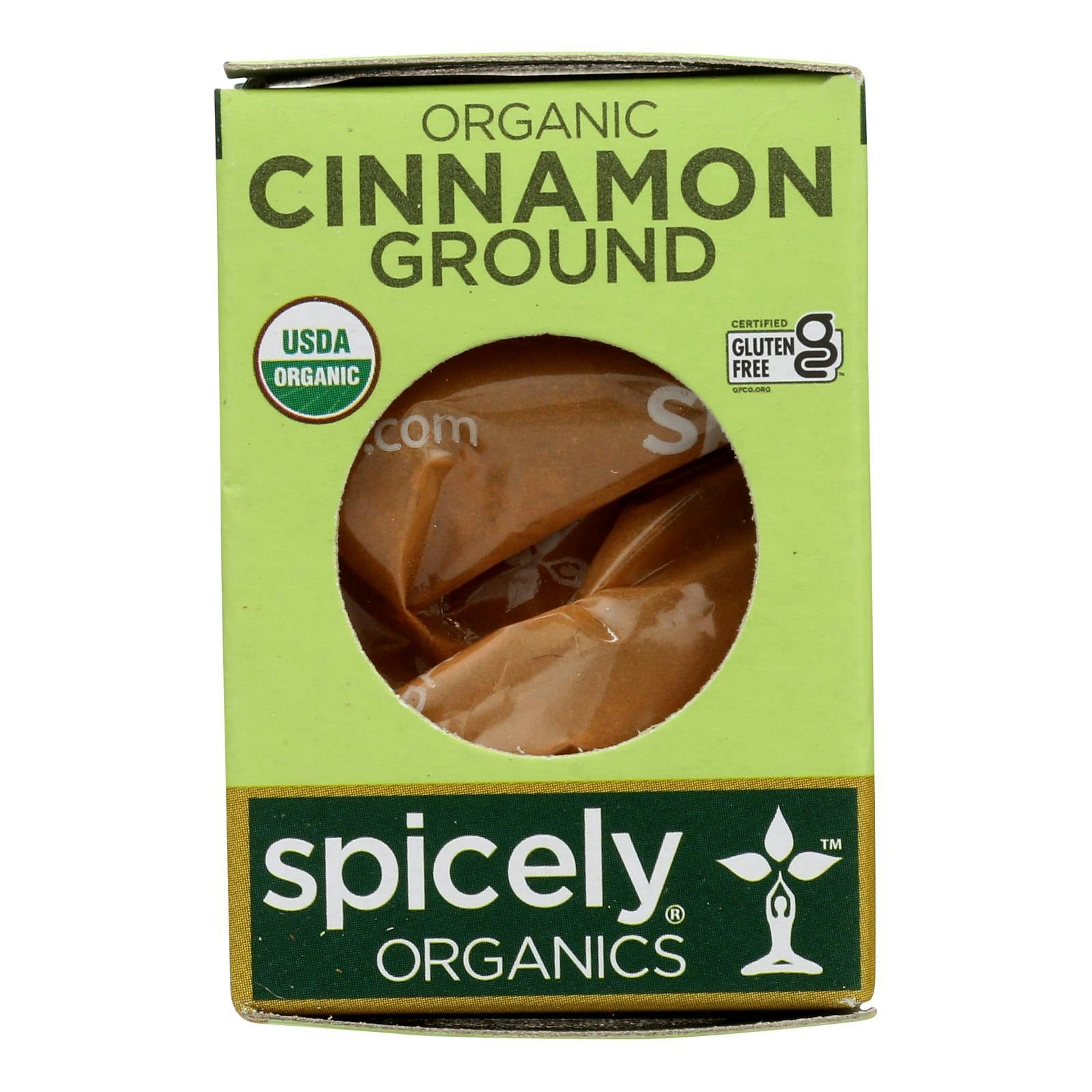 Spicely Organics - Organic Cinnamon Gluten Free - Ground .45 oz (Pack of 6)