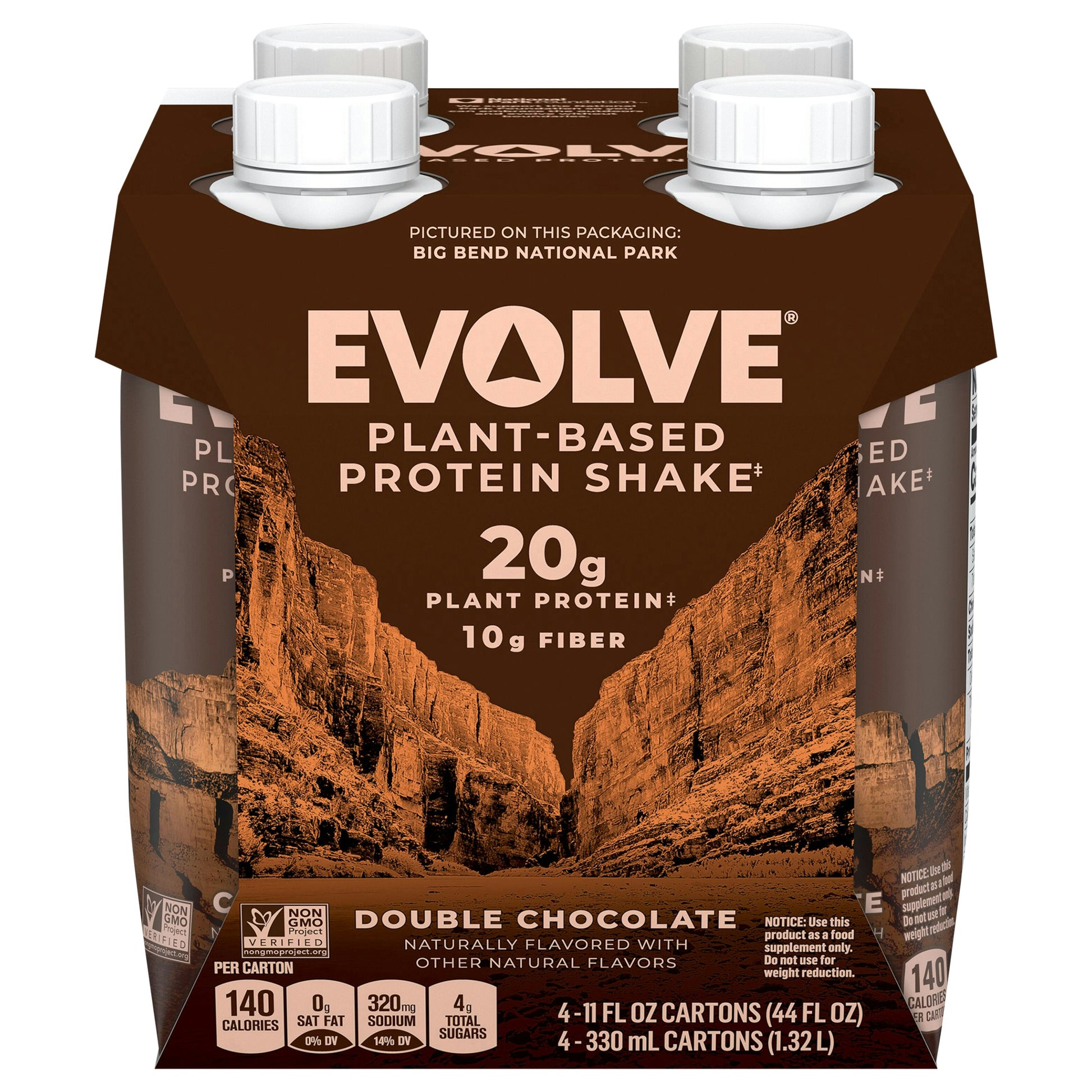 Evolve RTD Double Chocolate 4Pack 44 Fl Oz (Pack of 3)