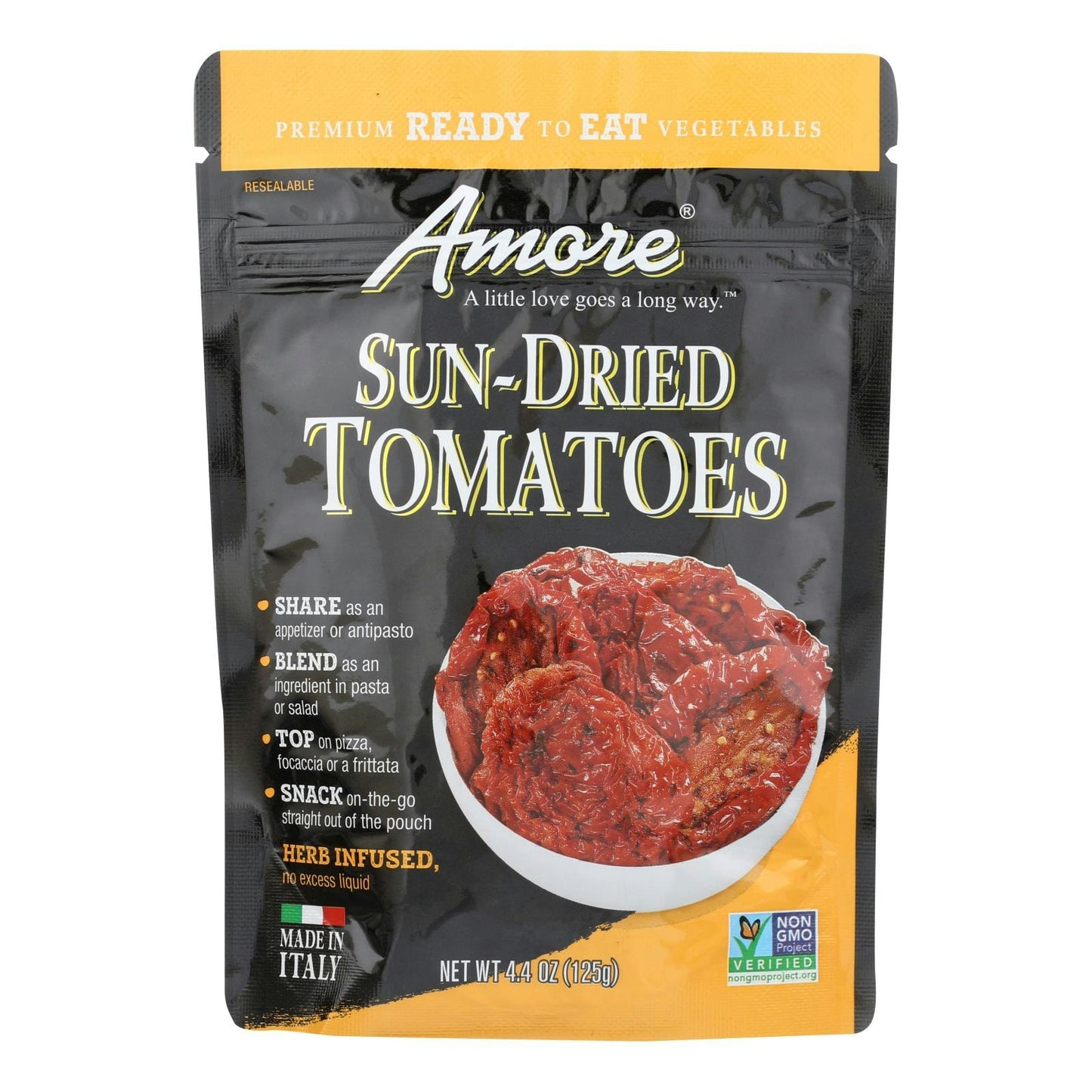 Amore - Sun Dried Tomatoes 4.4 oz (Pack of 10)