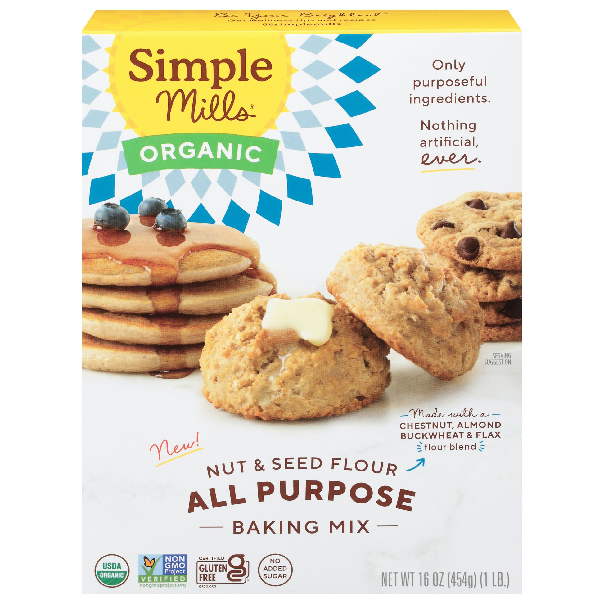 Simple Mills Baking Mix All Purpose 16 Oz (Pack of 6)