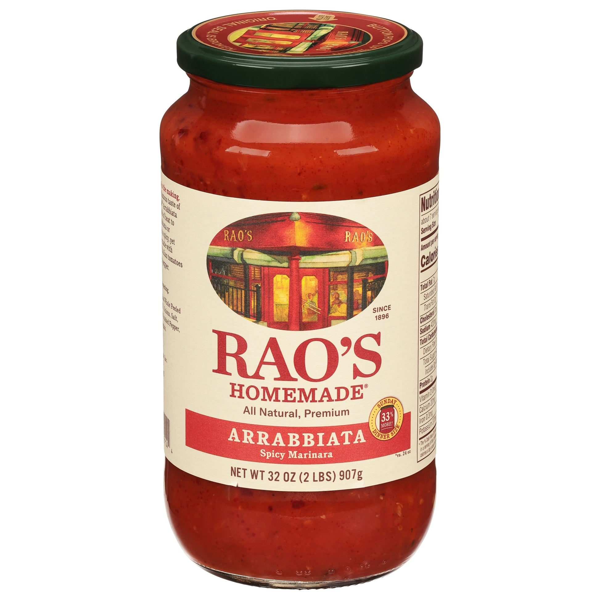 Raos Sauce Arrabbiata 32 oz (Pack of 6)