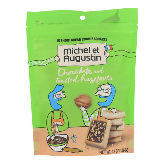 Michel Et Augustin Chocolate Hazelnut Cookies - 4.4 oz (Pack of 6)