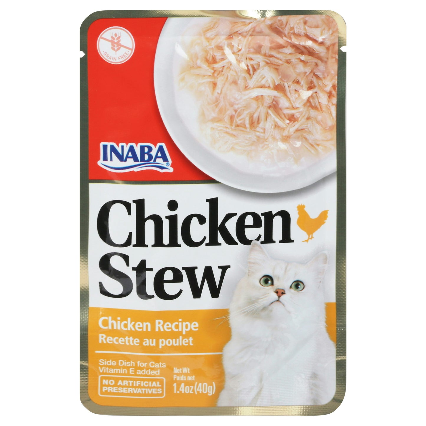 Inaba Food Cat Chicken Stew 1.4 Oz Pack of 8