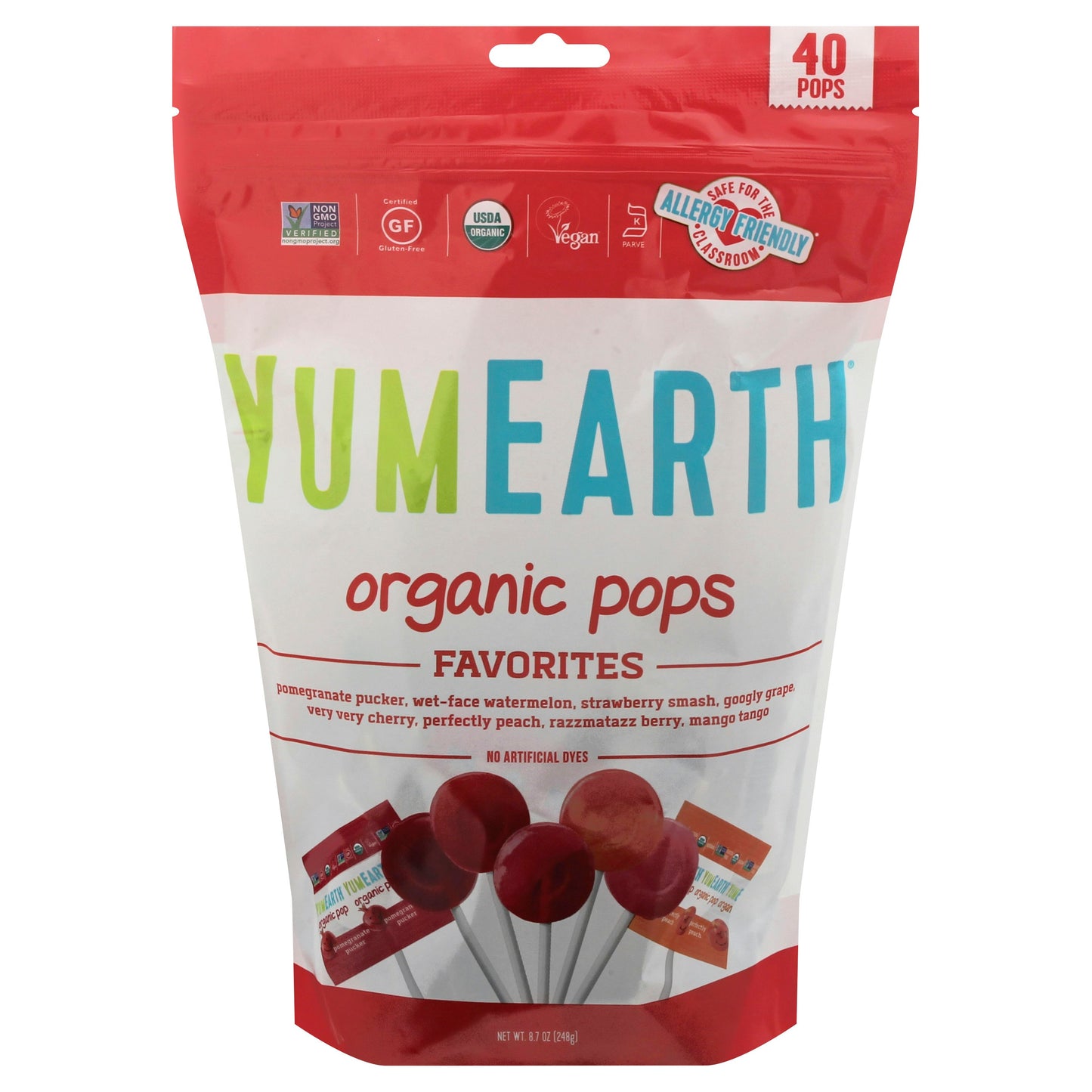 Yumearth Lolli Pop Family Size 8.5 oz (Pack of 12)