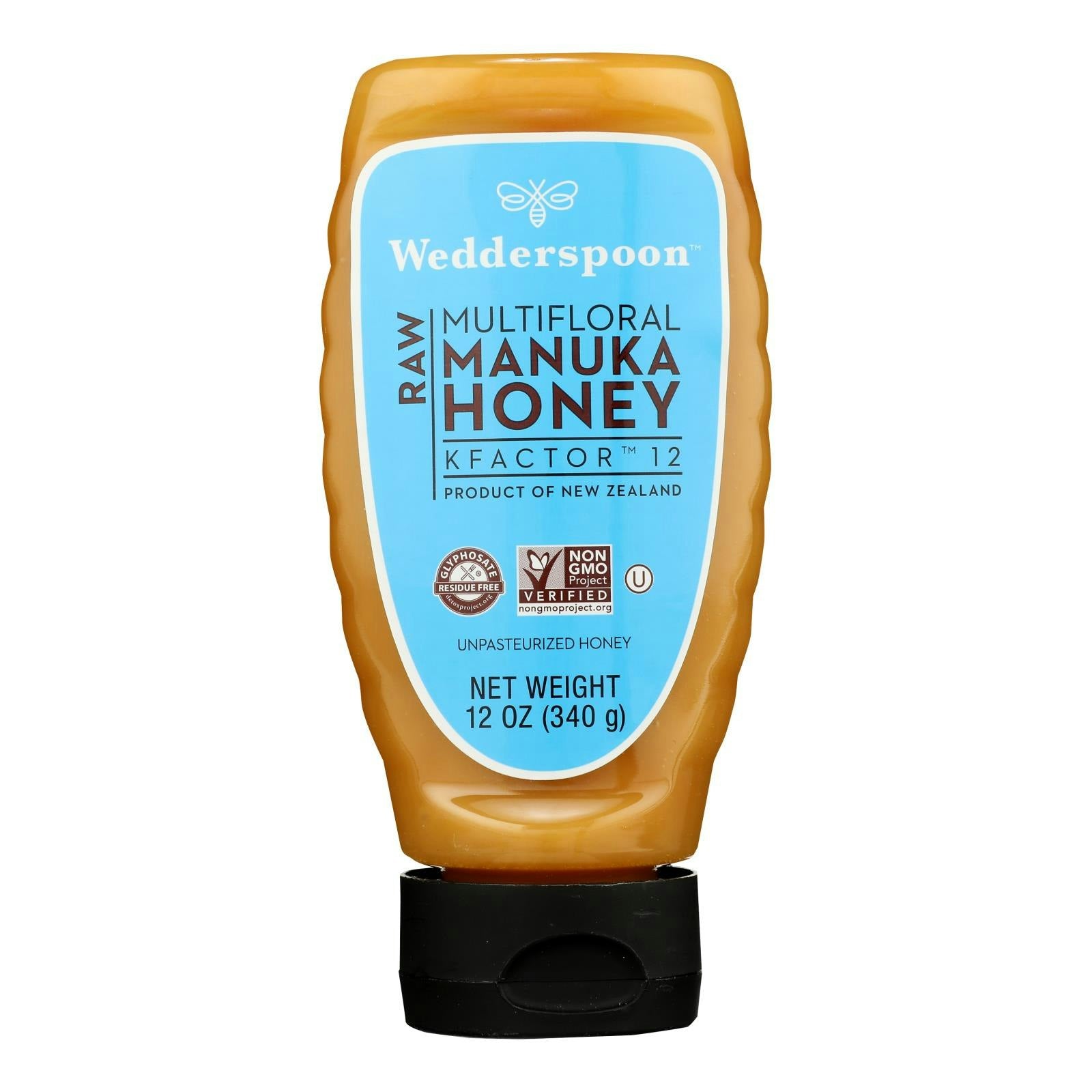 Wedderspoon - Honey Manuka Kfactor 12 oz (Pack of 6)