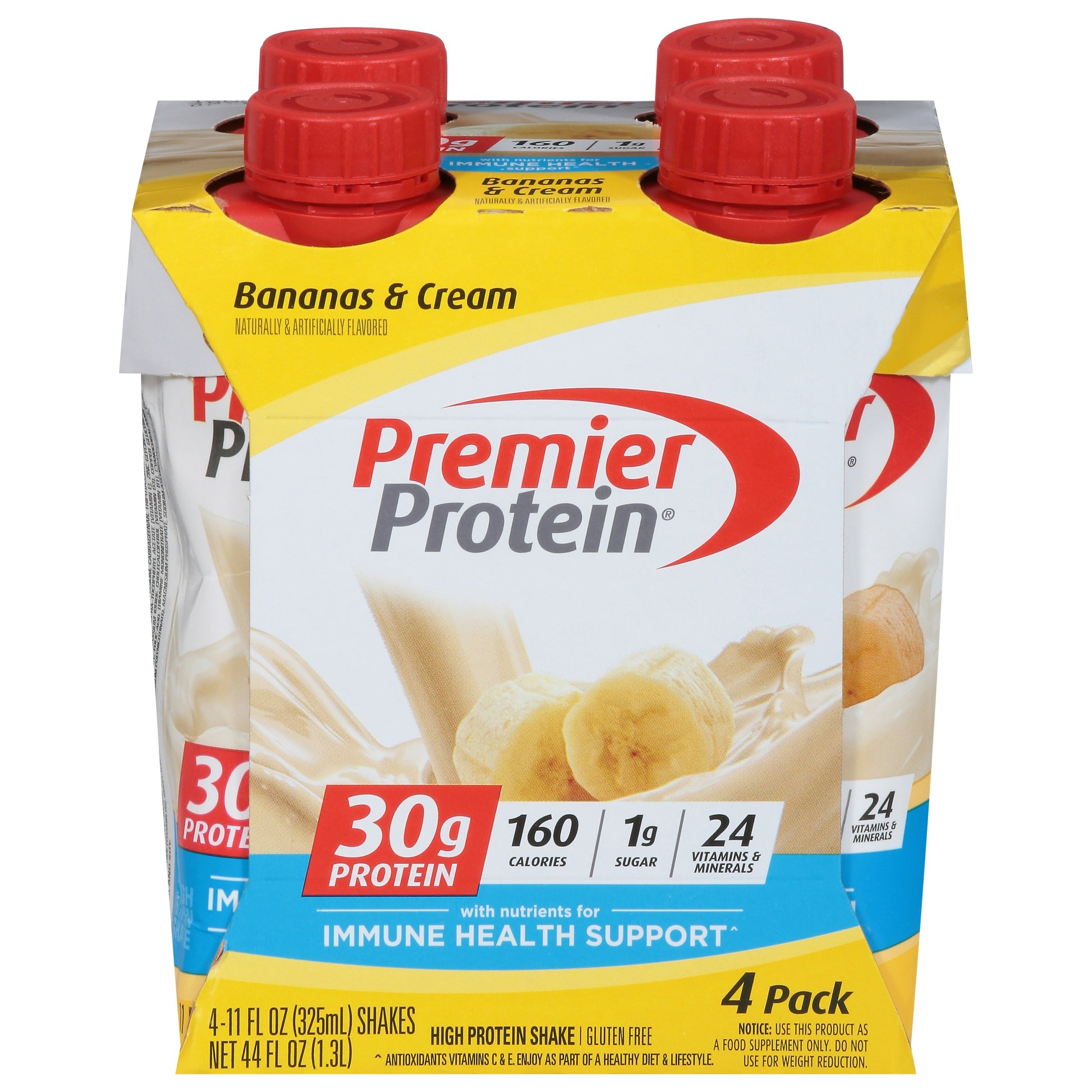 Premier Protein RTD 4Pack Banana 44 Fl Oz (Pack of 3)