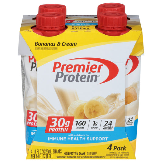 Premier Protein RTD 4Pack Banana 44 Fl Oz (Pack of 3)