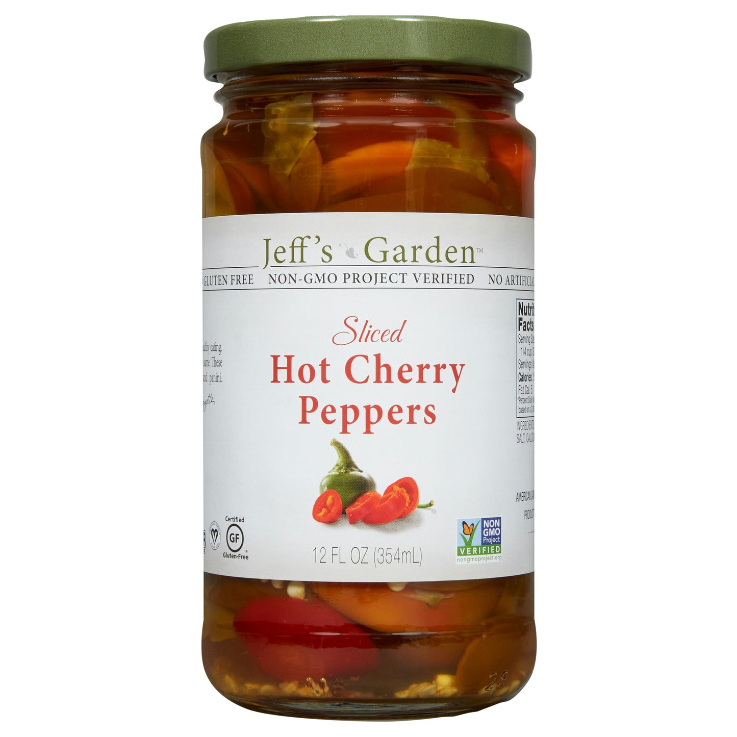 Jeffs Garden Pepper Hot Cherry Sliced 12 Oz Pack of 6