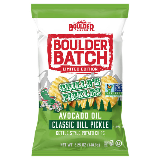 Boulder Canyon Boulder Batch Yellowbird Habanero Kettle Potato Chips 5.25 Oz Pack of 12