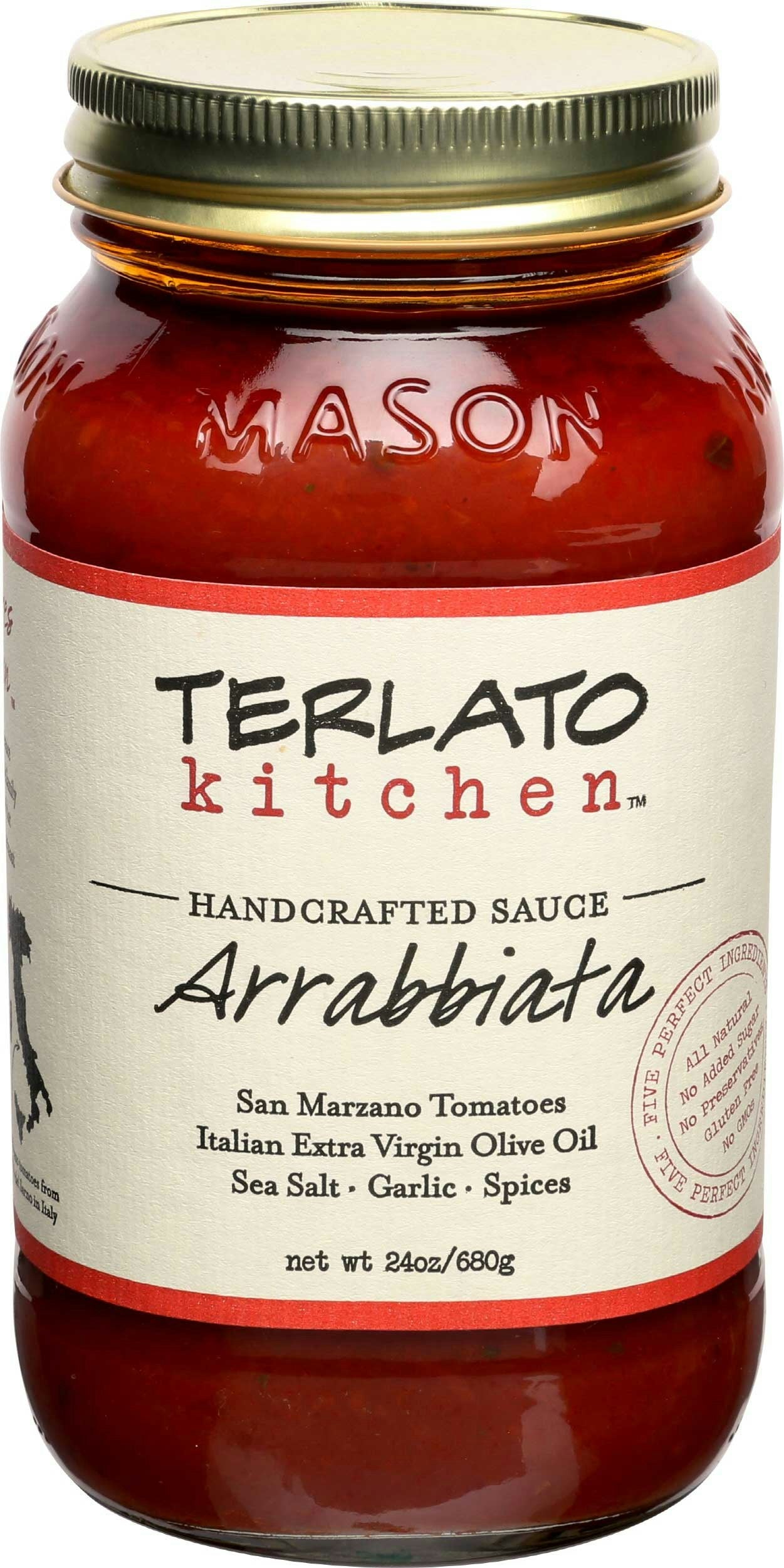 Terlato Kitchen Handcrafted Arrabbiata Sauce - 24 Ounce (Pack of 6)