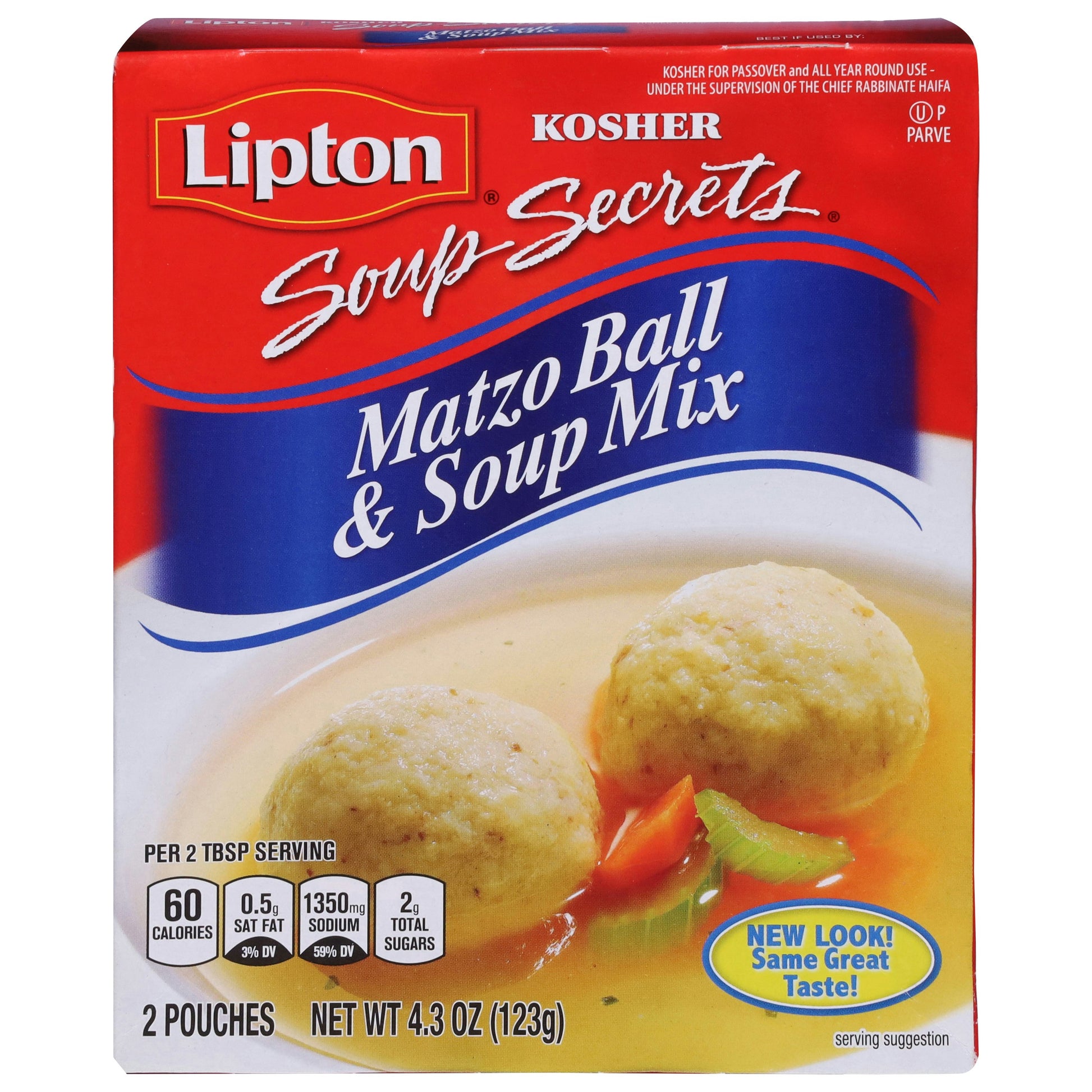 Lipton Soup Secrets Matzo Ball & Soup Mix 4.3 Oz Pack of 12