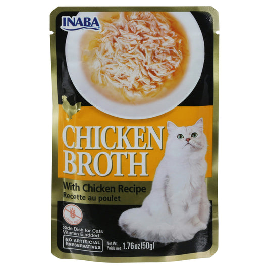 Inaba Food Cat Chicken Broth 1.76 Oz Pack of 8