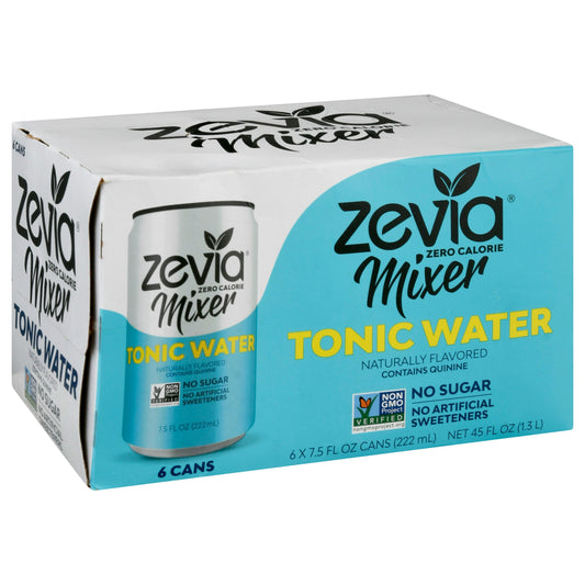 Zevia Mixer Tonic Water 0 Calories 45 oz (Pack of 4)