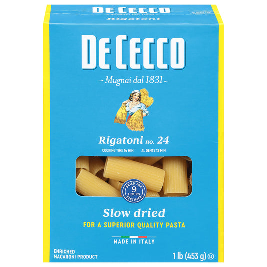 De Cecco Pasta Rigatoni 16 oz (Pack of 12)