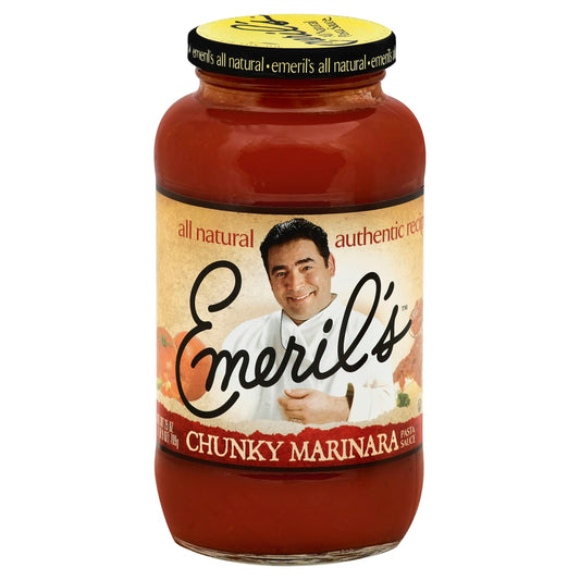 Emerils Sauce Pasta Marinara Chunky 25 oz (Pack Of 6)