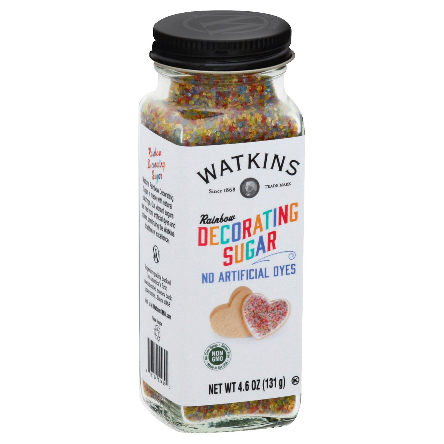 Watkins Sugar Rainbow Decorating 4.6 Oz Pack of 3