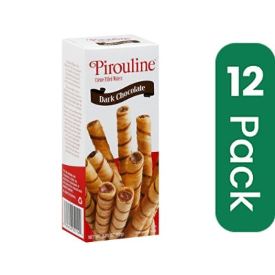 Debeukelaer Pirouline Dark Chocolate 3.25 oz (Pack of 12)