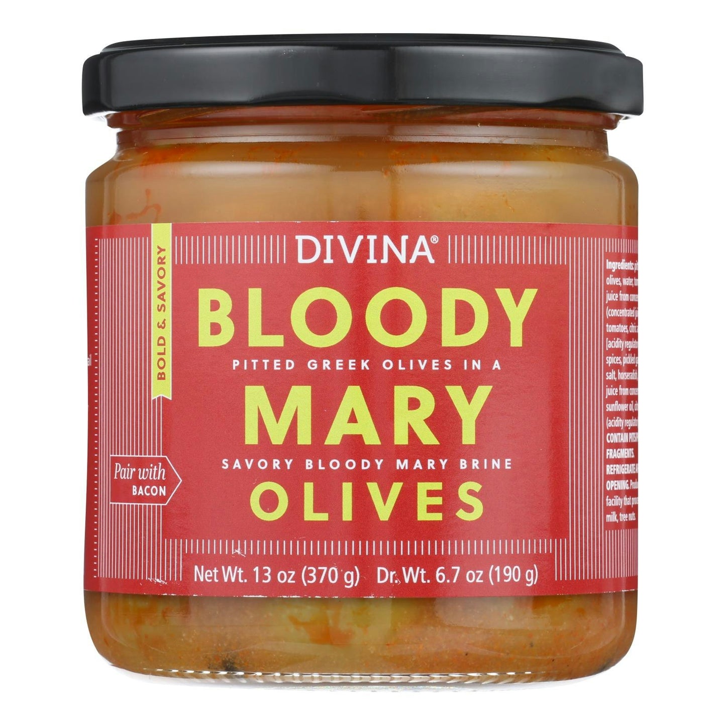 Divina Olives Bloody Mary - 13 oz (Pack of 6)