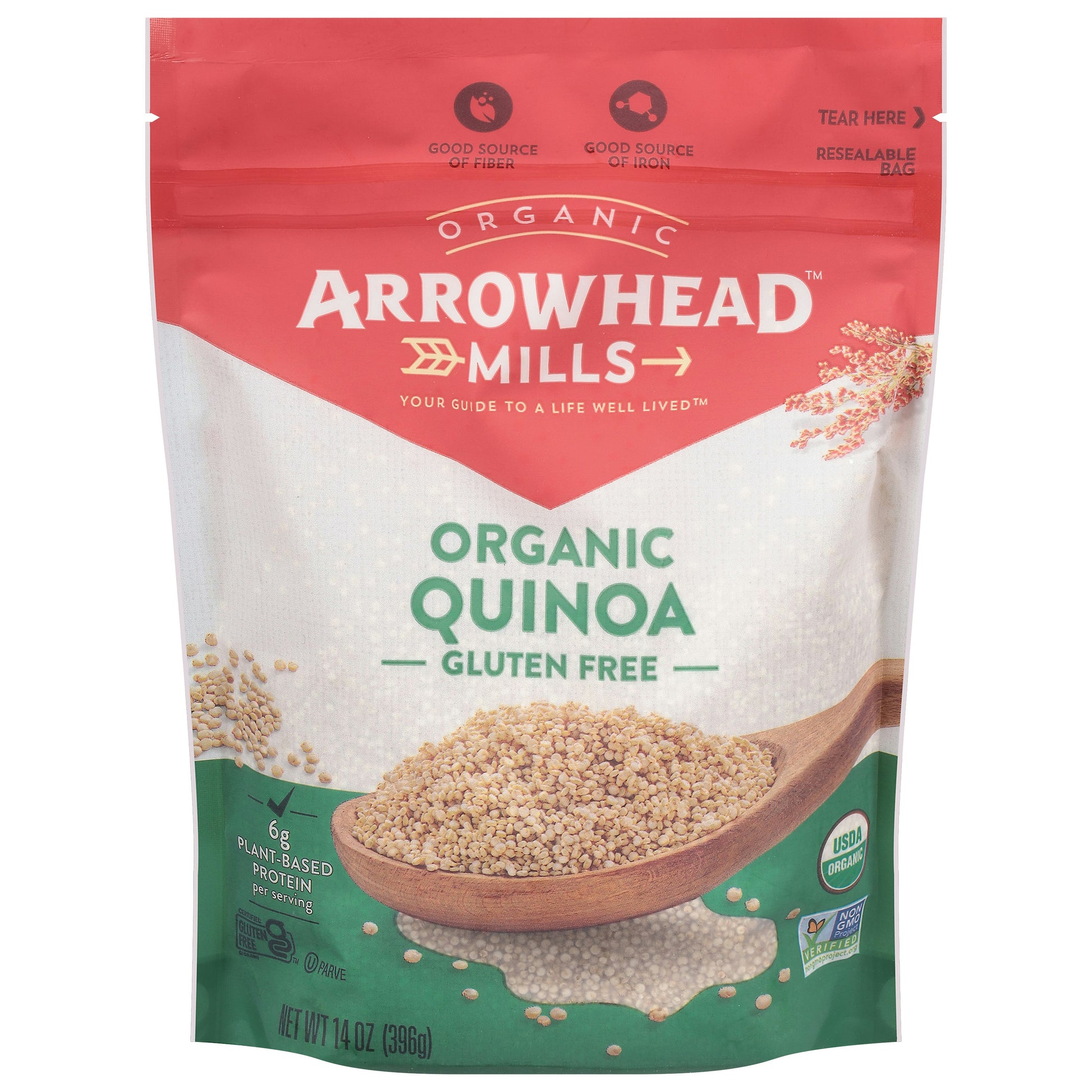 Arrowhead Mills Seed Quinoa Organic 14 Oz Pack of 6