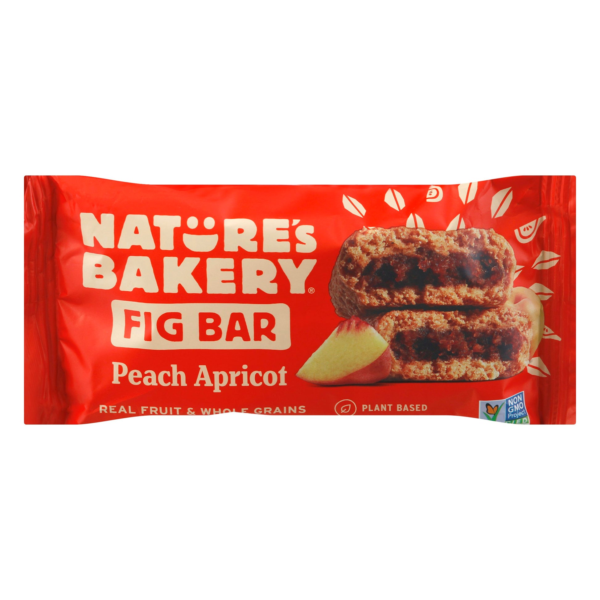 Natures Bakery Bar Fig Whole Wheat Peach Apricot 2 oz (Pack of 12)