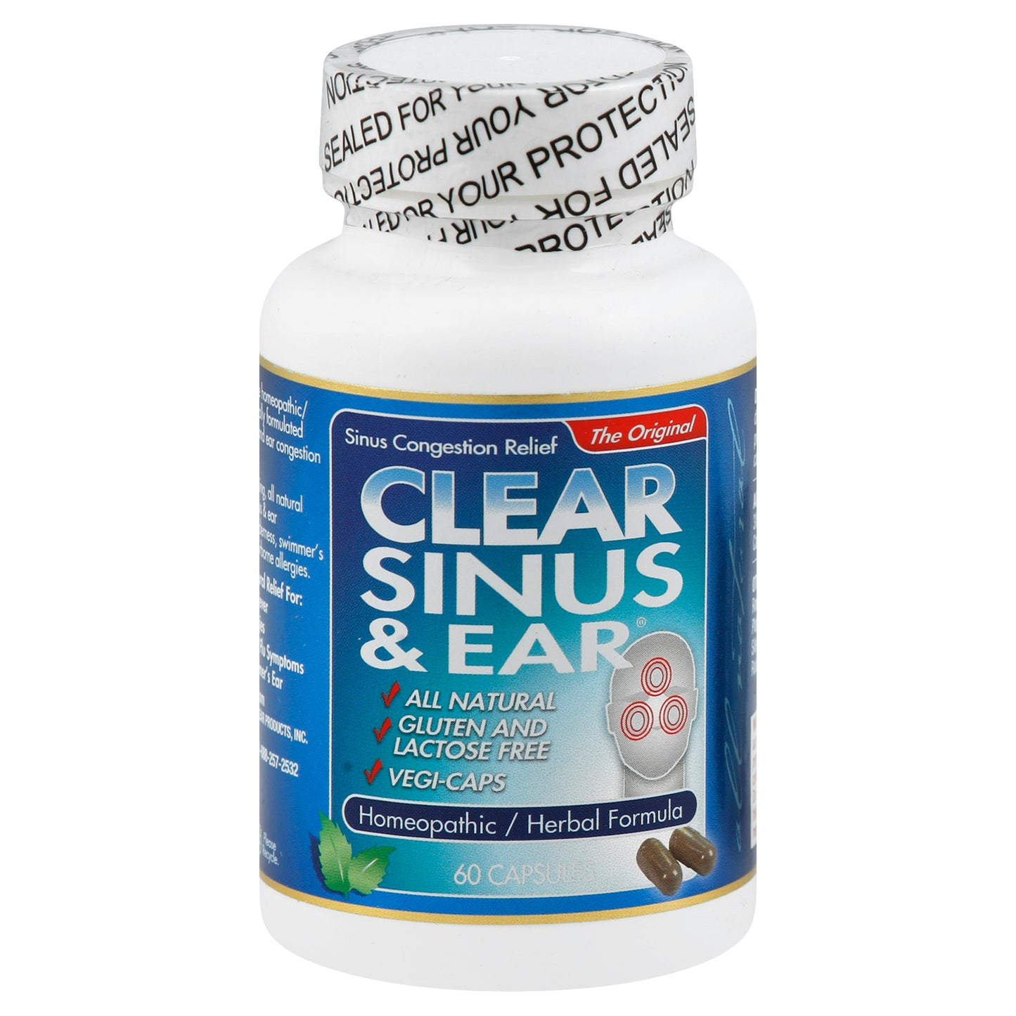 Clear Products Clear Sinus & Ear 60 Capsules (Pack of 3)