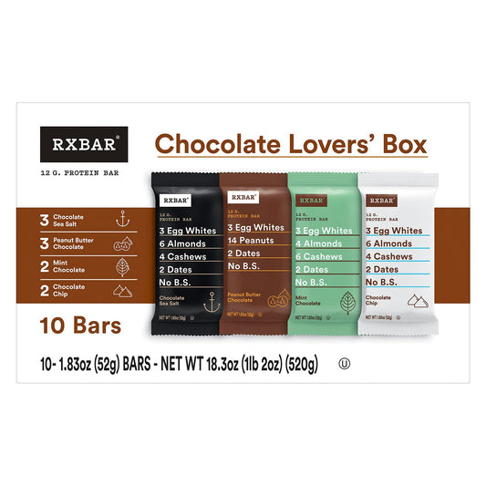 Rxbar Bar Variety 18.3 Oz (Pack of 6)