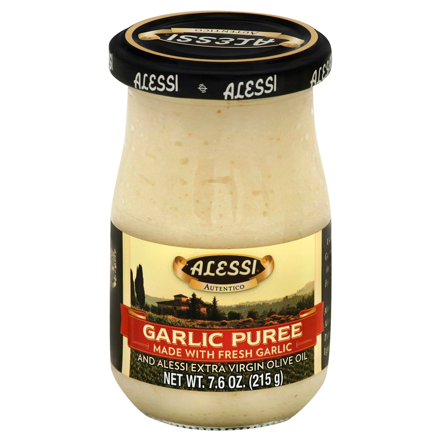 Alessi Garlic Puree 7.6 Oz Pack of 6