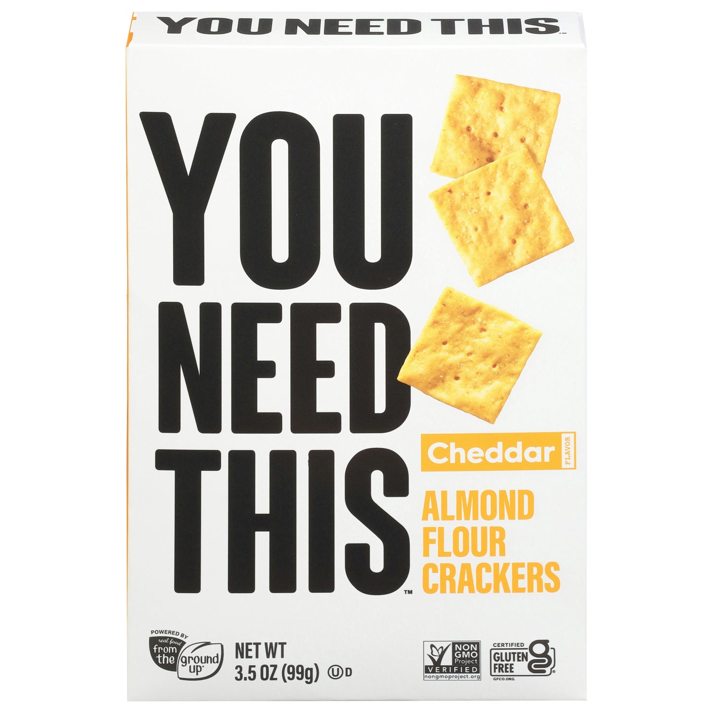 You Need This Cracker Almond Flour Cheddar 3.5 oz (Pack of 6)