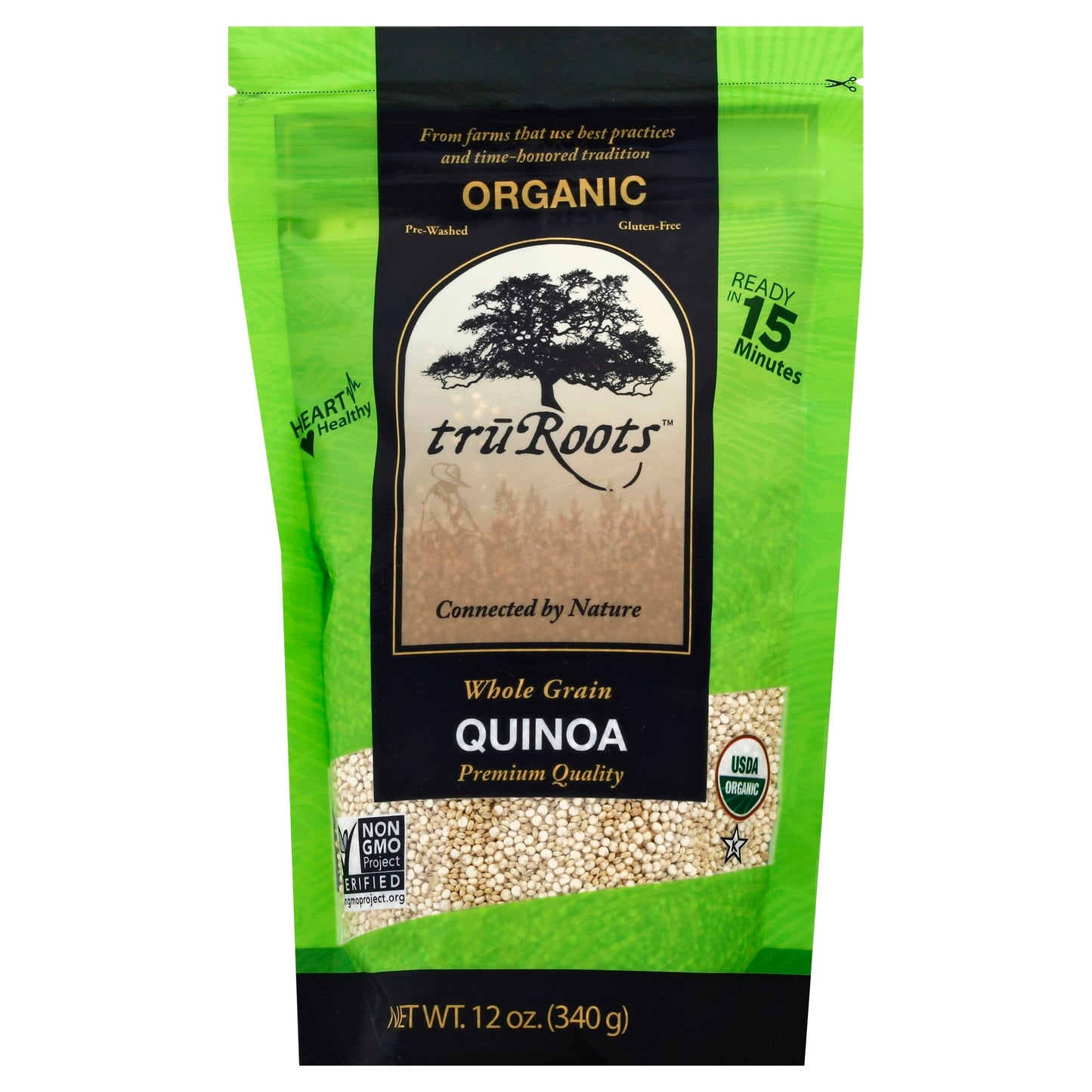 Truroots Quinoa 12 oz (Pack of 6)