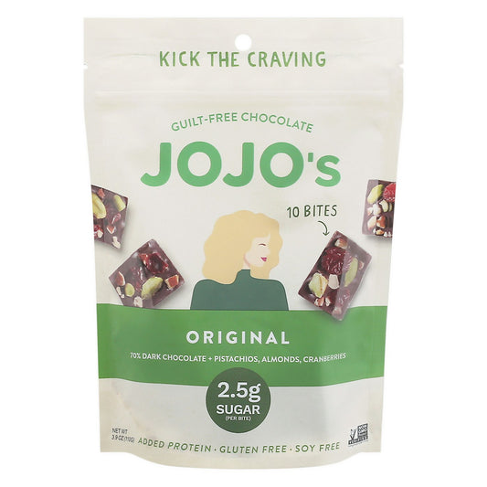 Jojos Chocolate Bites Chocolate Original 3.6 oz (Pack Of 6)