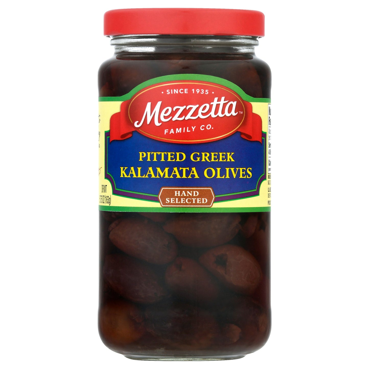 Mezzetta Olive Kalamata Pitted 5.75 Oz Pack of 6