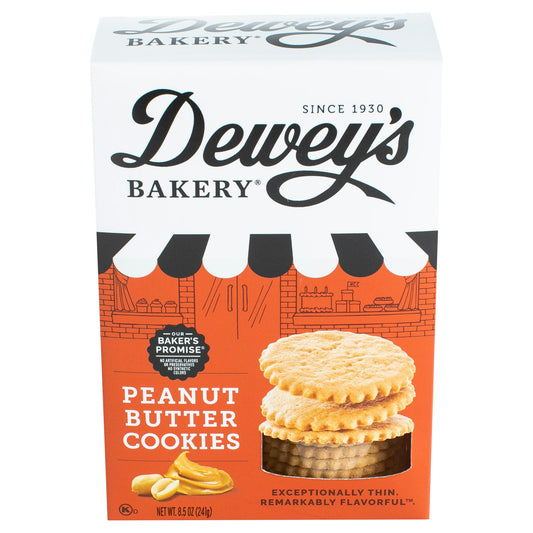 Deweys Cookie Peanut Butter 8.5 oz (Pack Of 6)