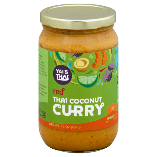 Yais Thai Curry Red Coconut Thai 16 oz (Pack of 6)