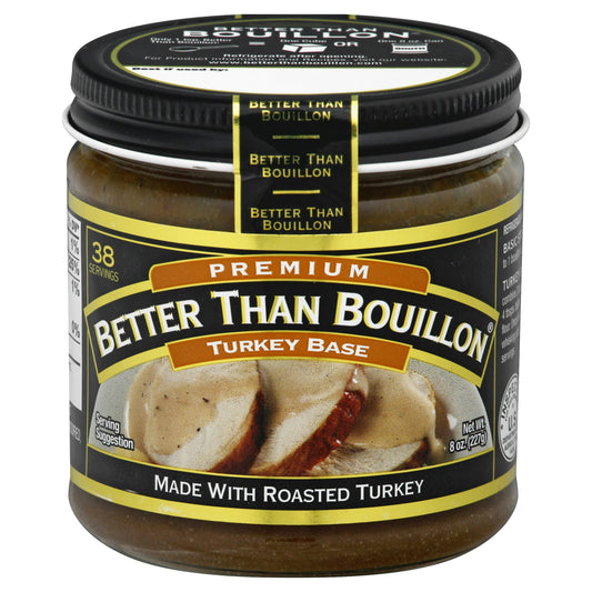 Better Than Bouillon Base Bouillon Turkey 8 Oz (Pack Of 6)