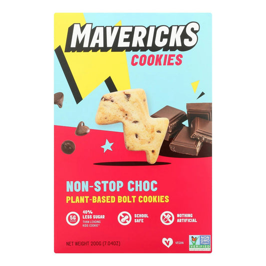 Mavericks Snacks - Cookies Non Stop Chocolate 7.04 oz (Pack of 8)