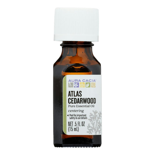 Aura Cacia - Essential Oil - Atlas Cedar wood - 0.5 FL oz..50 fl. oz